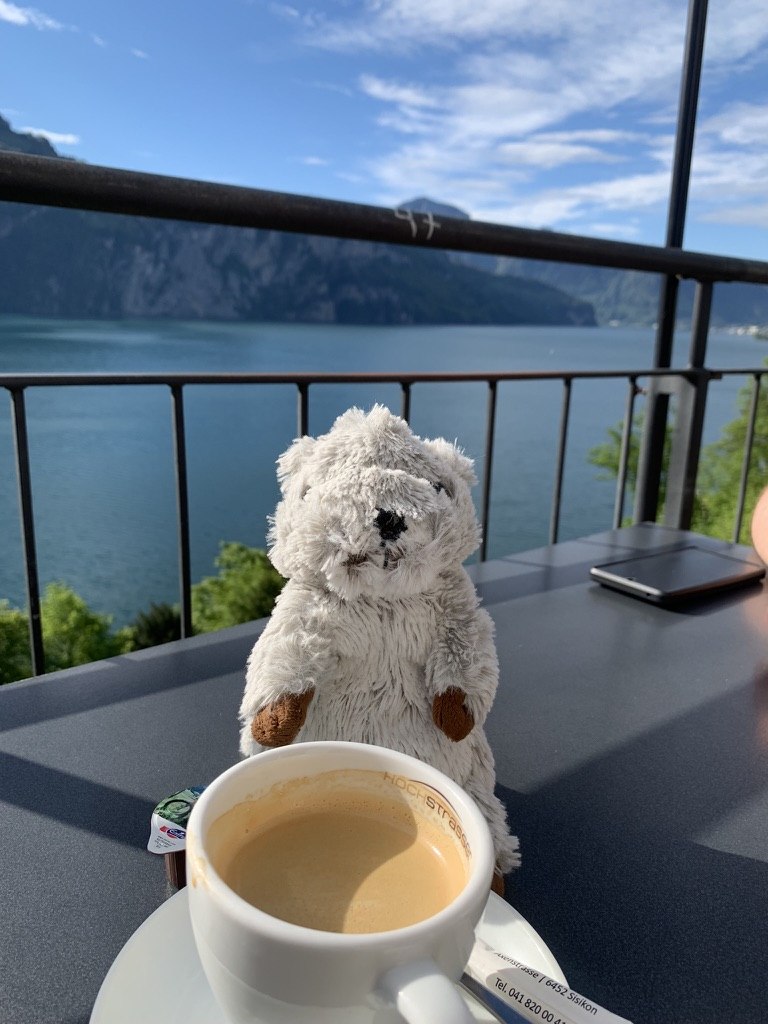 Mountain lake adventure